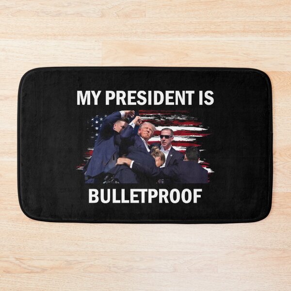 Item preview, My President Is Bulletproof Trump 2024 Election designed and sold by rewingjadeArt.