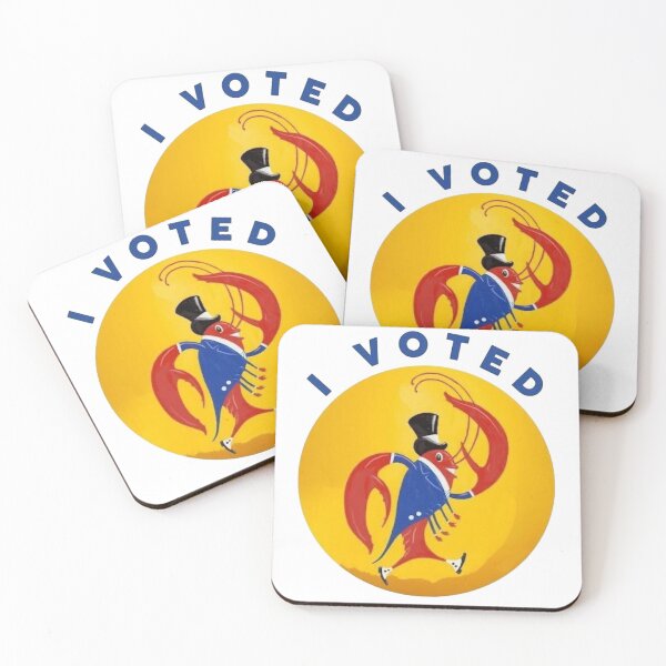 Item preview, I VOTED CRAWFISH designed and sold by THE AMERICAN TEEVANGELIST.