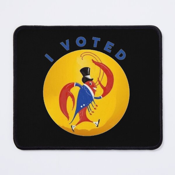 Item preview, I VOTED CRAWFISH designed and sold by THE AMERICAN TEEVANGELIST.