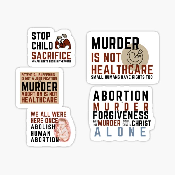 Item preview, Sticker combo pack: Abolitionist text (set of five) designed and sold by NonPCTruths.