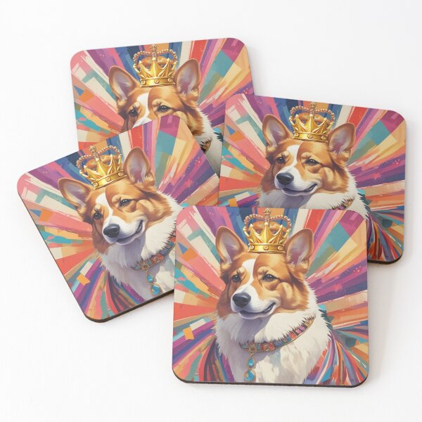 Item preview, Corgi wearing a crown designed and sold by GasconyPassion.