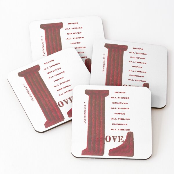 Item preview, Love 1 Co 13 7  designed and sold by BimsJetDesigns.