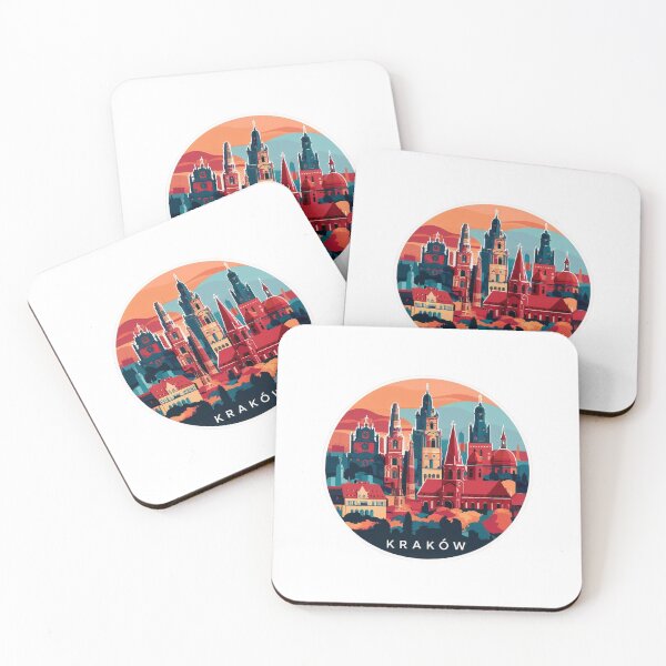 Item preview, Krakow Sticker, Magnet, Poster | Kraków Detailed Sticker designed and sold by Zibis09.