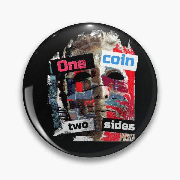 Item preview, One Coin two sides designed and sold by mergedbliss.