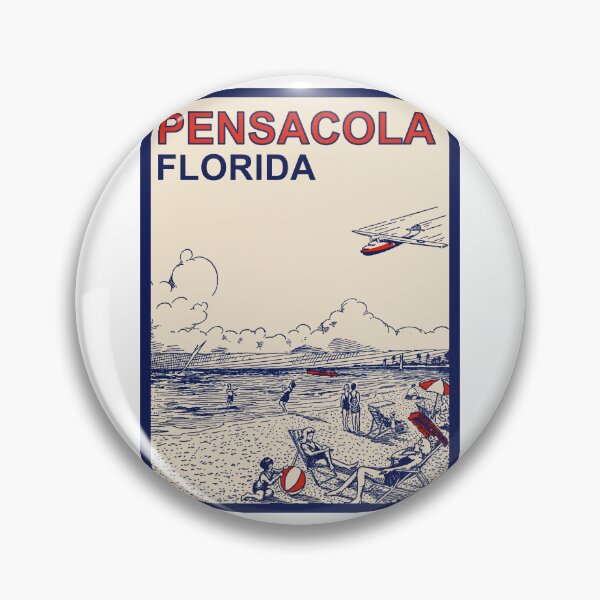 Item preview, Pensacola Florida Vintage Style designed and sold by Decal Mania.