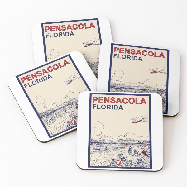 Item preview, Pensacola Florida Vintage Style designed and sold by Decal Mania.
