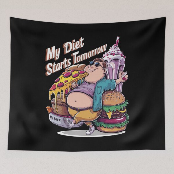 Item preview, My diet starts tomorrow designed and sold by JansenGS.