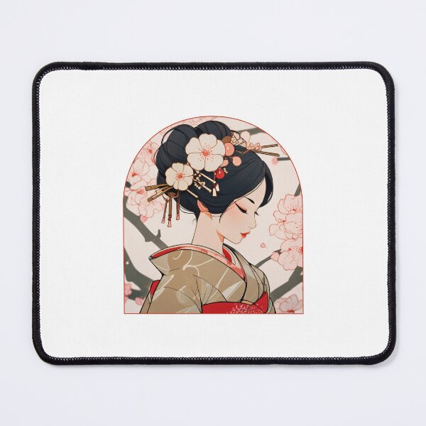 Item preview, Graceful Geisha in Kimono designed and sold by Mechanical-Artt.