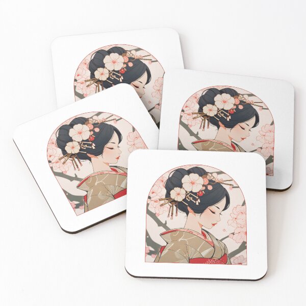Item preview, Graceful Geisha in Kimono designed and sold by Mechanical-Artt.