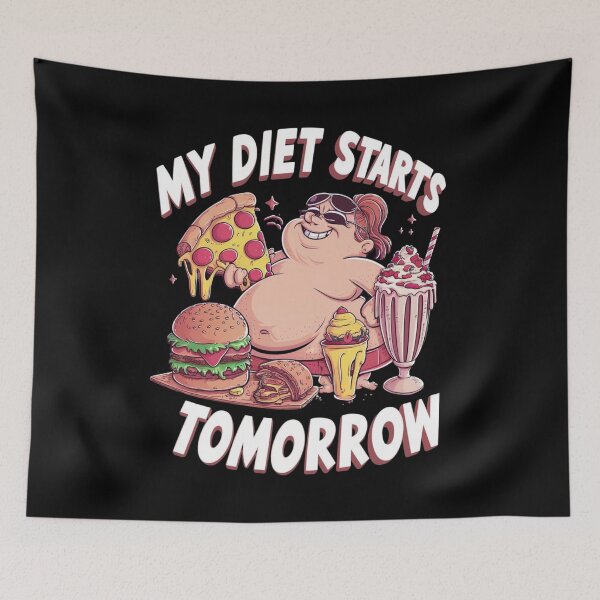 Item preview, My diet starts tomorrow designed and sold by JansenGS.
