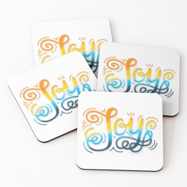 Item preview, Joy Hand Lettering AroAce Pride sunset designed and sold by JoyfulJen.