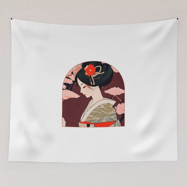 Item preview, Timeless Geisha Portrait designed and sold by Mechanical-Artt.