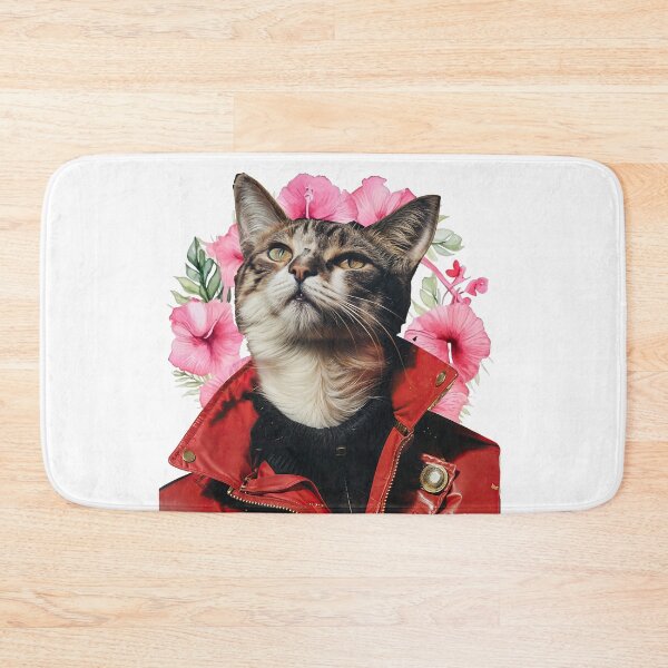 Item preview,  Collage Wall Art T-shirt Design: Cat with a Jacket designed and sold by ForeverPrintsOK.