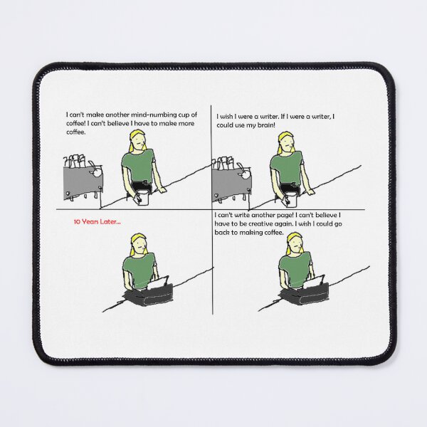 Item preview, Espresso and Existentialism: The Disillusioned Barista Collection designed and sold by Ignorant-Artist.