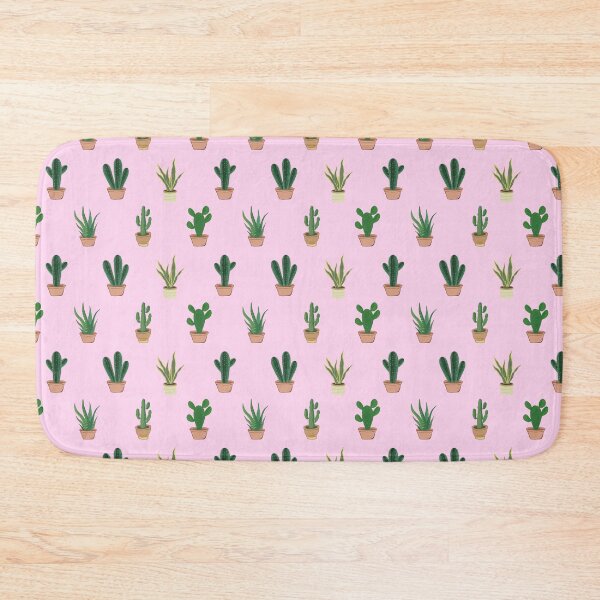 Item preview, Cactus Themed Pattern Cactus in a Pot Nature Lover Pattern Pink Color designed and sold by planception.