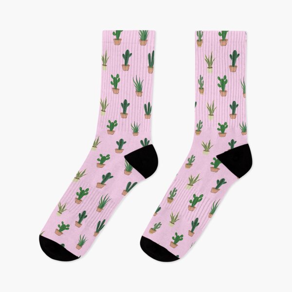 Item preview, Cactus Themed Pattern Cactus in a Pot Nature Lover Pattern Pink Color designed and sold by planception.