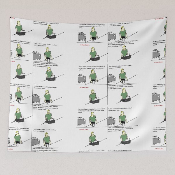 Item preview, Espresso and Existentialism: The Disillusioned Barista Collection designed and sold by Ignorant-Artist.