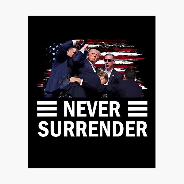 Item preview, Trump 2024 Election Never Surrender Fight For America  designed and sold by rewingjadeArt.