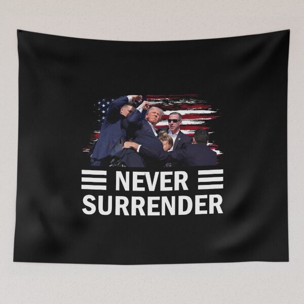 Item preview, Trump 2024 Election Never Surrender Fight For America  designed and sold by rewingjadeArt.