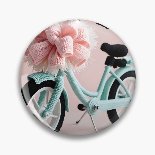 Item preview, Knitted new bike with a rather large bow  designed and sold by Studio Quirk.