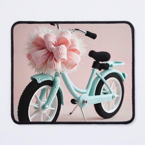 Item preview, Knitted new bike with a rather large bow designed and sold by Studio Quirk.