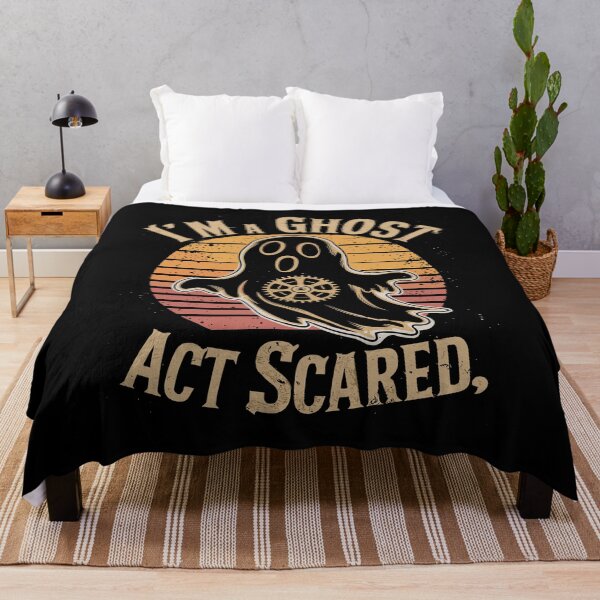 Item preview, I'm A Ghost Act Scared Funny Halloween Costume Apparel Quote designed and sold by Kuki-shop.