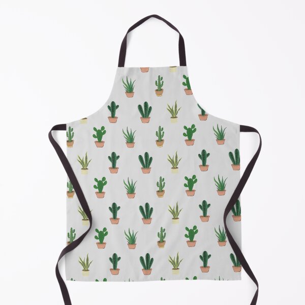 Item preview, Cactus Themed Pattern Cactus in a Pot Nature Lover Pattern Grey Color designed and sold by planception.