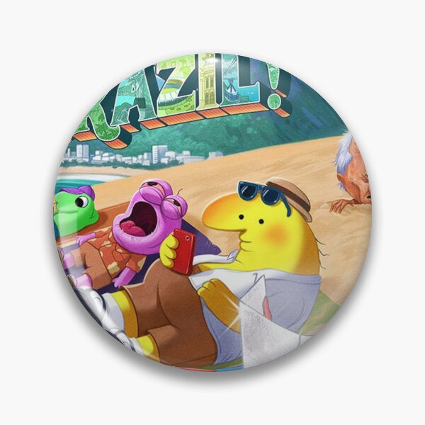 Item preview, The Smiling Friends go To Brazil Poster designed and sold by lindacardinale.