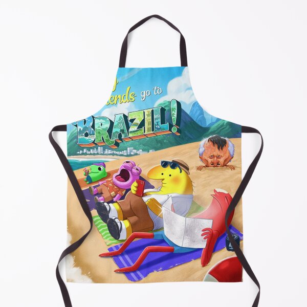 Item preview, The Smiling Friends go To Brazil Poster designed and sold by lindacardinale.