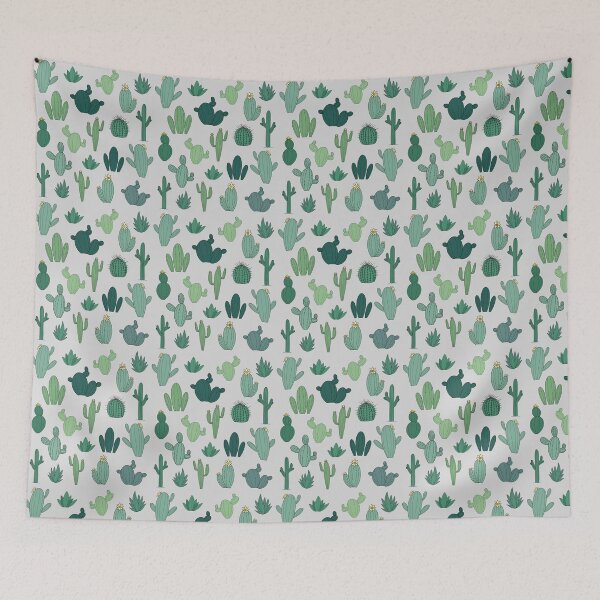 Item preview, Cactus Art Cactus Pattern for Nature Lovers Grey Color designed and sold by planception.