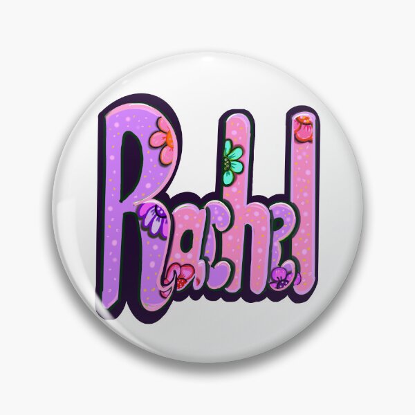 Item preview, Rachel popular girls name woman’s first name in pink purple bubble letters personalised customized name gift for Rachel designed and sold by Artonmytee.