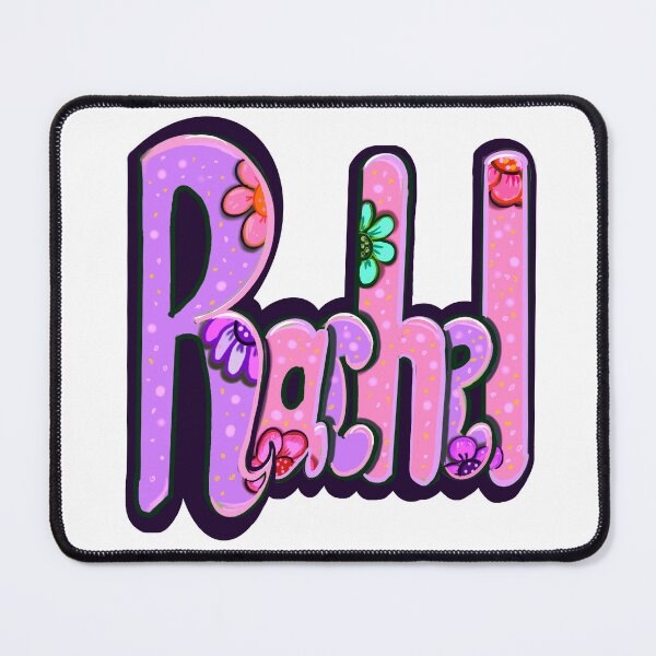 Item preview, Rachel popular girls name woman’s first name in pink purple bubble letters personalised customized name gift for Rachel designed and sold by Artonmytee.