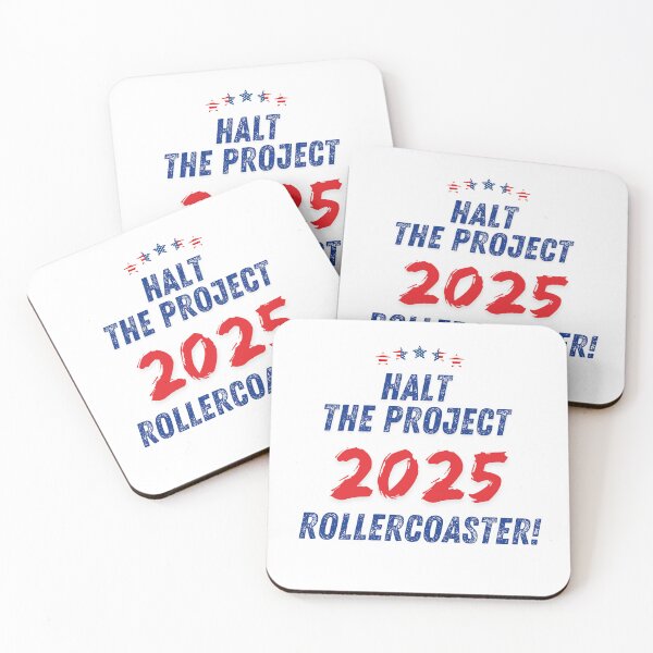 Item preview, Halt the Project 2025 rollercoaster ! TRUMP 2025 designed and sold by Berdone.