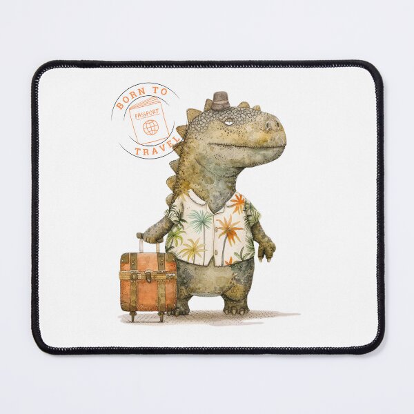Item preview, Traveling Tyrannosaurus with Suitcase designed and sold by PMGDigital.