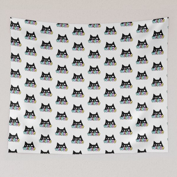 Item preview, weirdo cat designed and sold by saacstix.