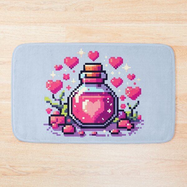 Item preview, Pixel Art Love Potion designed and sold by ThreadBorne.