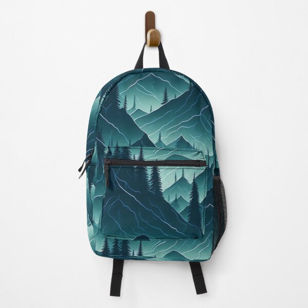 Item preview, Evergreen Dream: Abstract Mountain Forest designed and sold by Daniel Haddad.