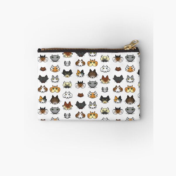 Item preview, doodle cat face pattern designed and sold by FandomizedRose.
