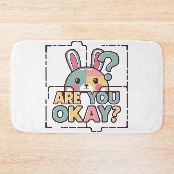Item preview, Rabbit asking are you okay designed and sold by RAZ1995.