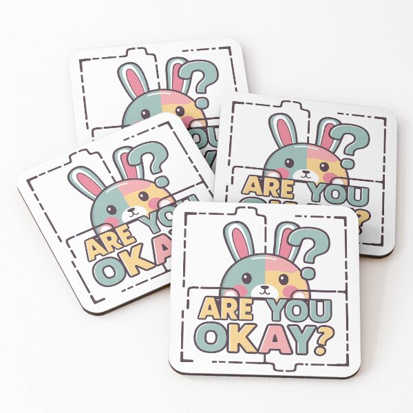 Item preview, Rabbit asking are you okay designed and sold by RAZ1995.