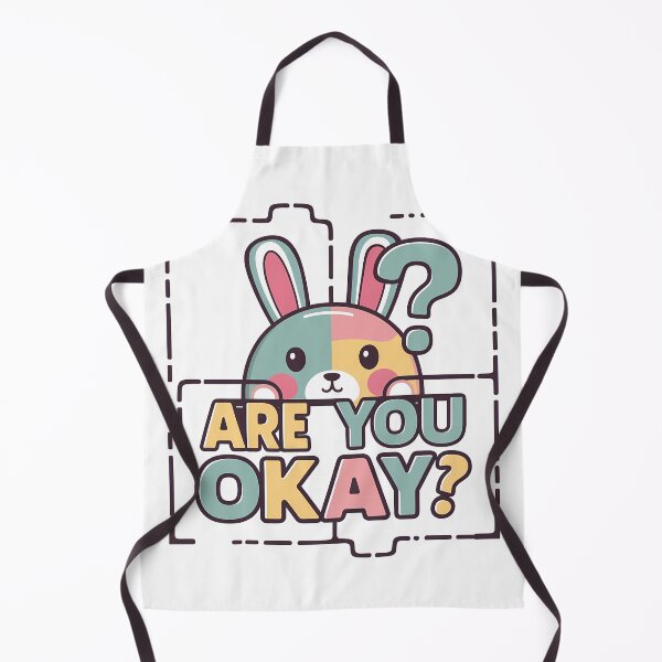 Item preview, Rabbit asking are you okay designed and sold by RAZ1995.