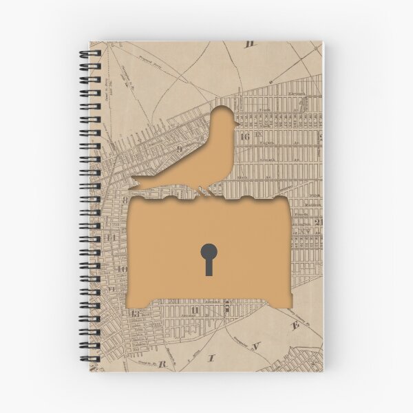 Item preview, Golden Pigeon NYC Map designed and sold by goldenpigeonnyc.