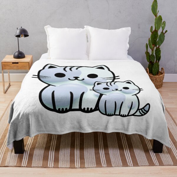 Item preview, Kittens in ocean color pallet designed and sold by Kinkalow.
