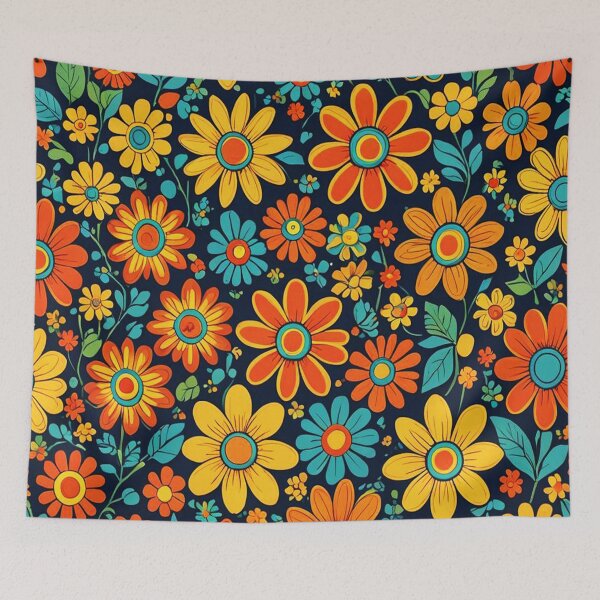 Item preview, Groovy Flowers designed and sold by ArtHistoryPrint.