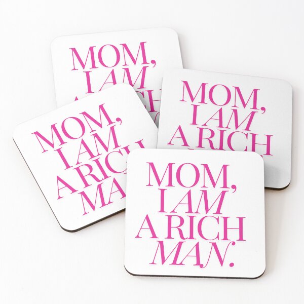Item preview, Pink Mom I Am A Rich Man Quote designed and sold by Libbi Adams.