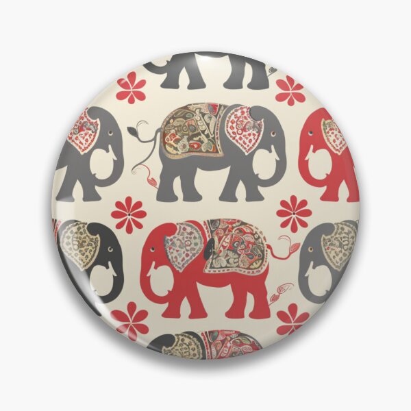 Item preview, elephant pattern, elephant print design, elephant motif, elephant illustration, memory elephant, elephant art, elephant fabric, tribal elephant, geometric elephant, cute elephant designed and sold by HerbGimmick.