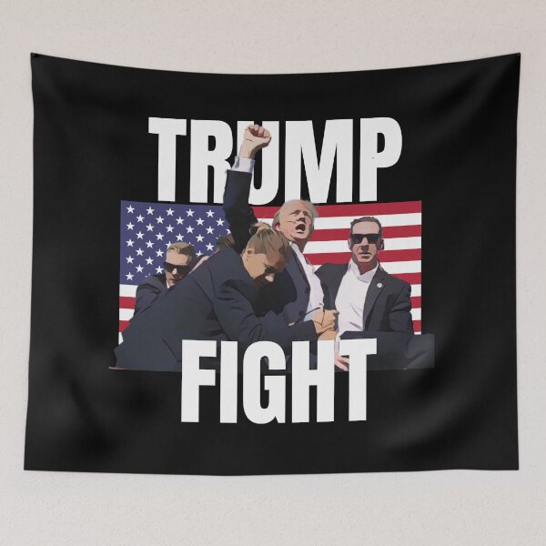 Item preview, Official Trump Shot Message For All Americans To Fight  designed and sold by miyagifactory.