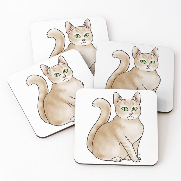 Item preview, Cat - Burmilla - Cream designed and sold by Jennifer Stolzer.