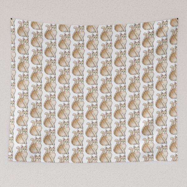 Item preview, Cat - Burmilla - Cream designed and sold by Jennifer Stolzer.