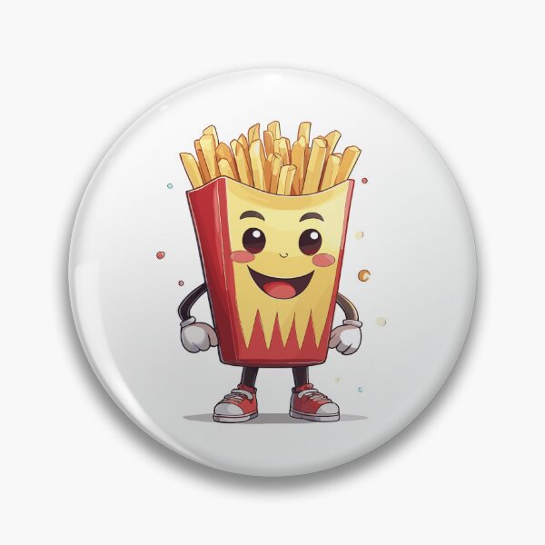 Artikelvorschau, Bezauberndes „Cute Anime French Fries“-Design – ein köstlicher Leckerbissen für alle Altersgruppen entworfen und verkauft von InwzaDesign.